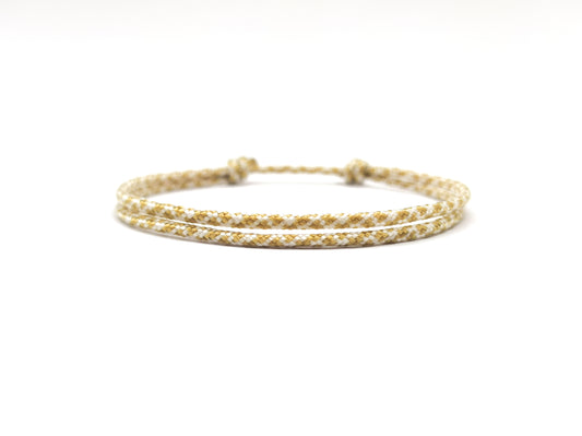 Surfbalance bracelet "Golden Summer" EDITION LIMITÉE corde à voile 2mm