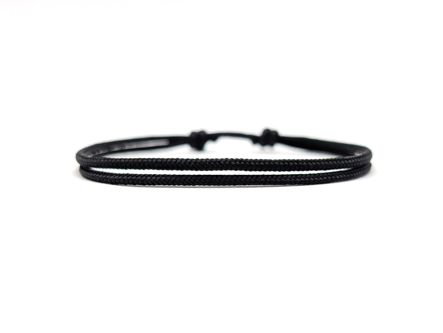 Armband "Black" Segeltau 2mm