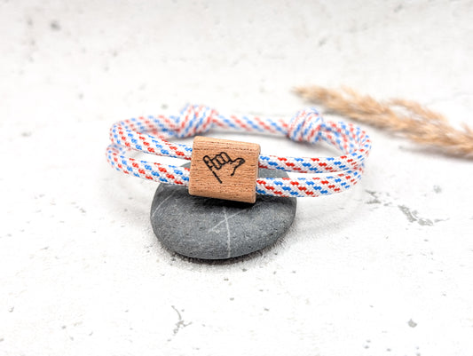 Bracelet en bois Surfbalance "Hang Loose"