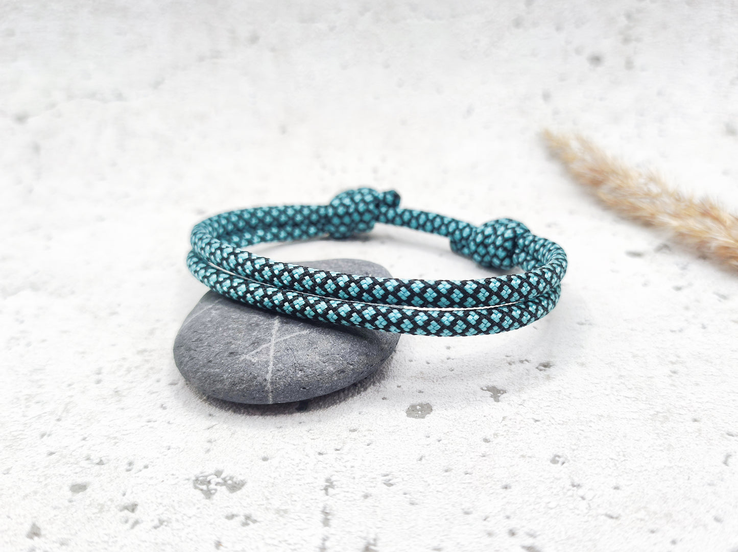 Surfbalance "Turquoise Diamonds" bracelet sailing rope 4mm