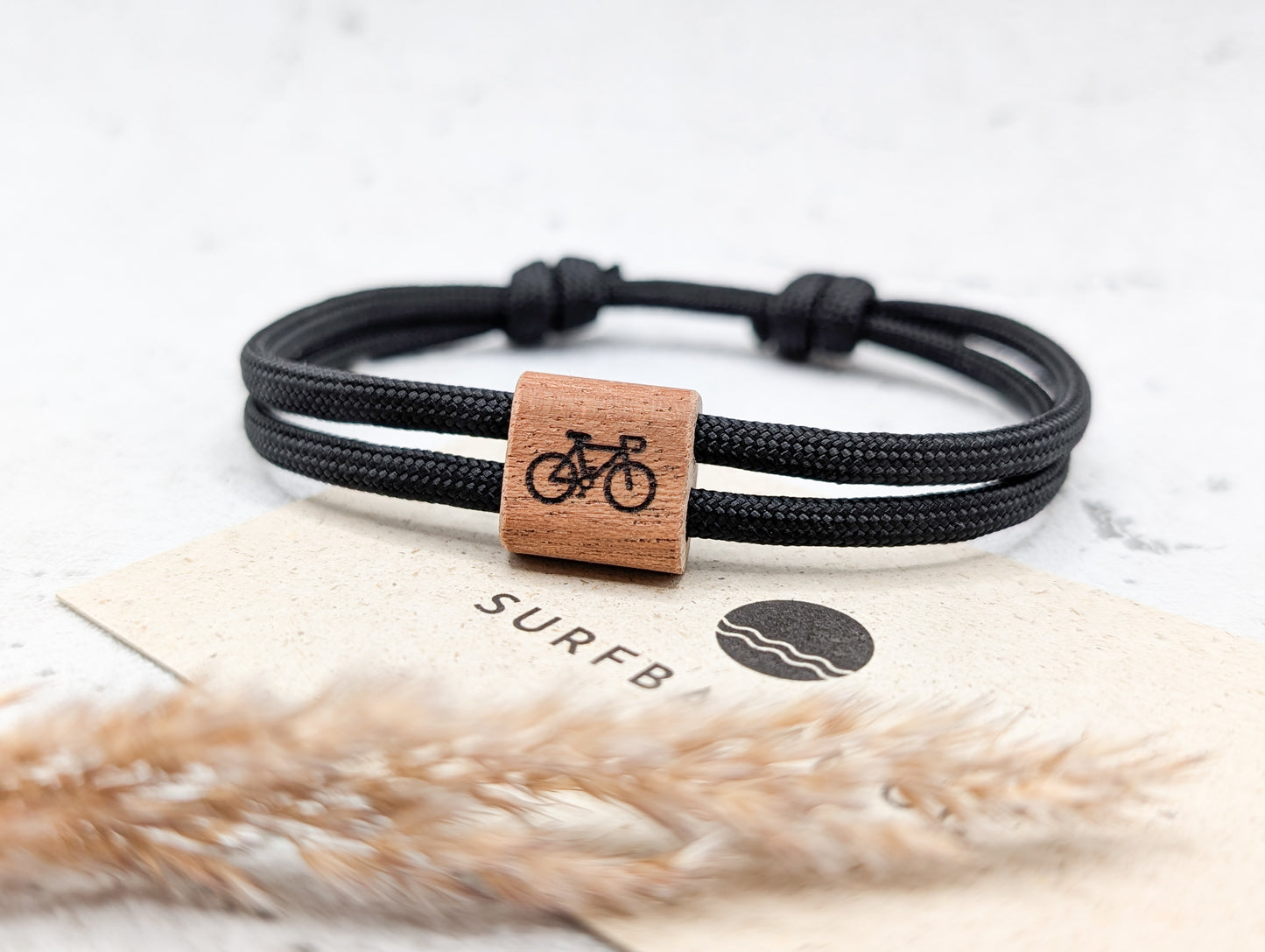 Holzarmband "Bike"