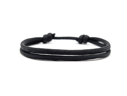 Armband "Black" Segeltau 4mm