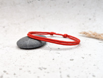 Armband "Red" Segeltau 2mm