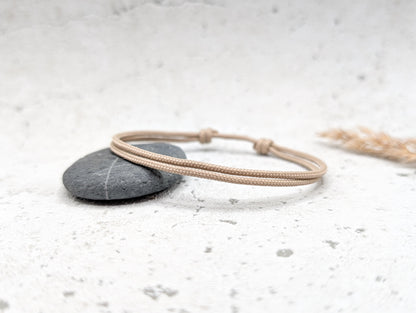 Armband "Mocca" Segeltau 2mm