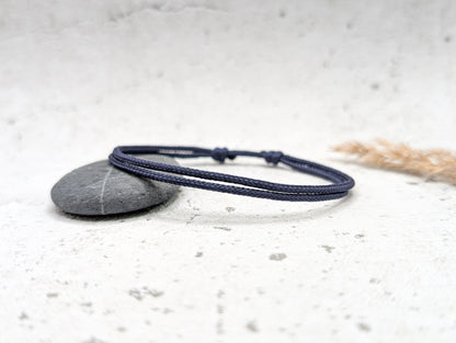 Armband "Navy Blue" Segeltau 2mm
