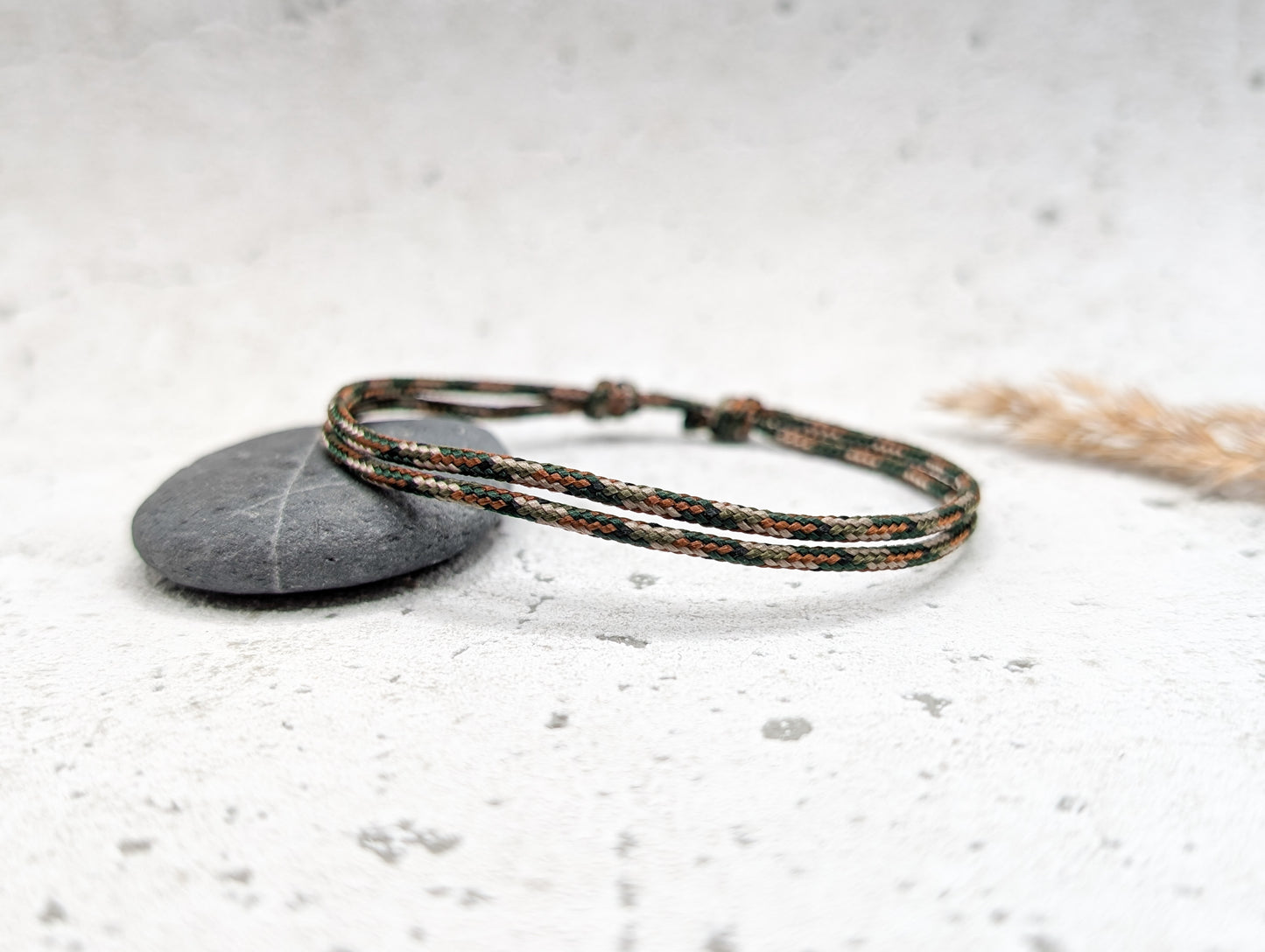 Armband "Wood" Segeltau 2mm