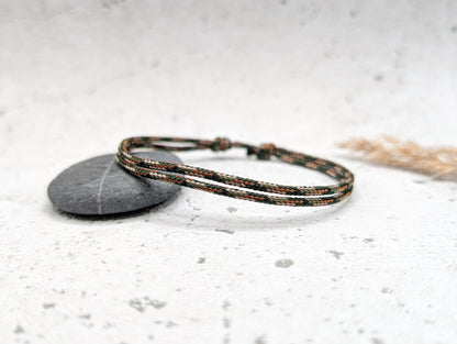 Armband "Wood" Segeltau 2mm