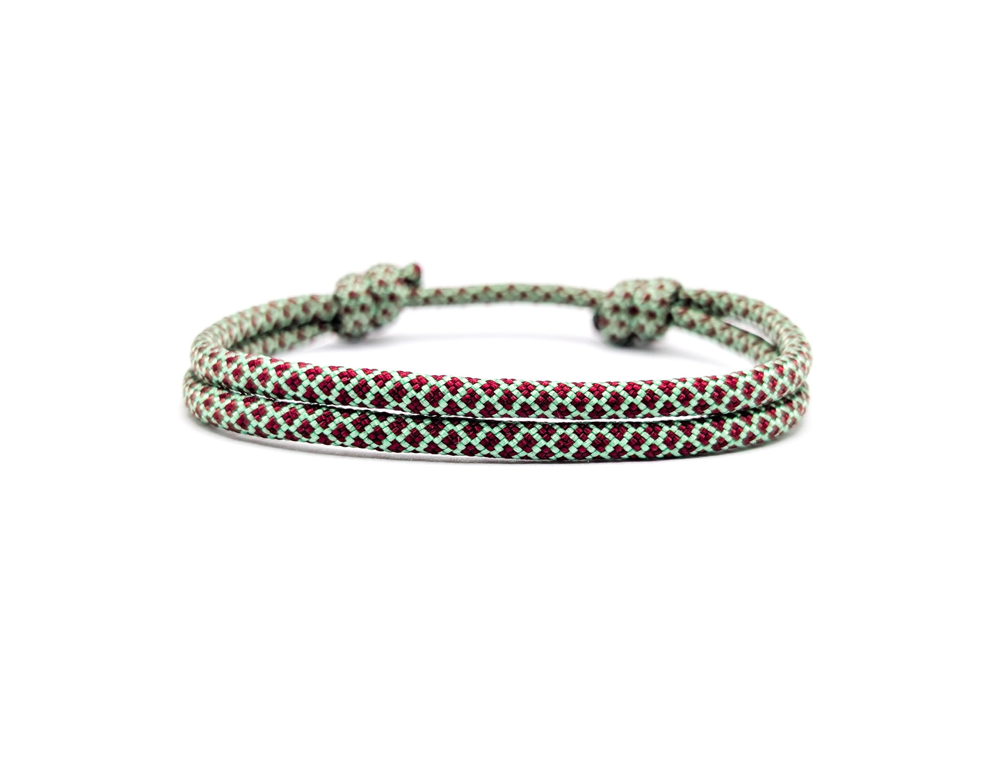 Armband "Mint Burgundy" Segeltau 4mm