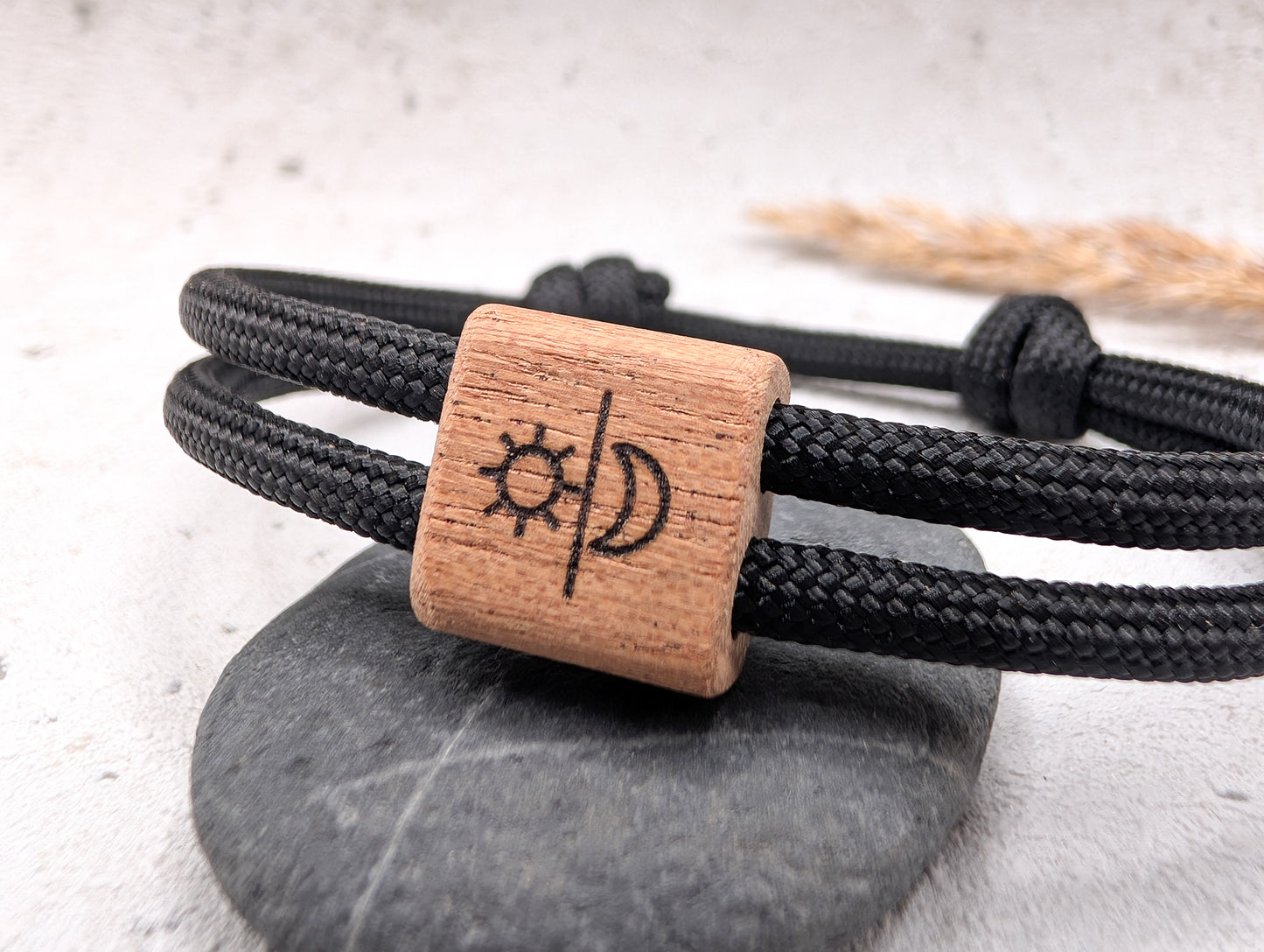 Holzarmband "Sun and Moon"