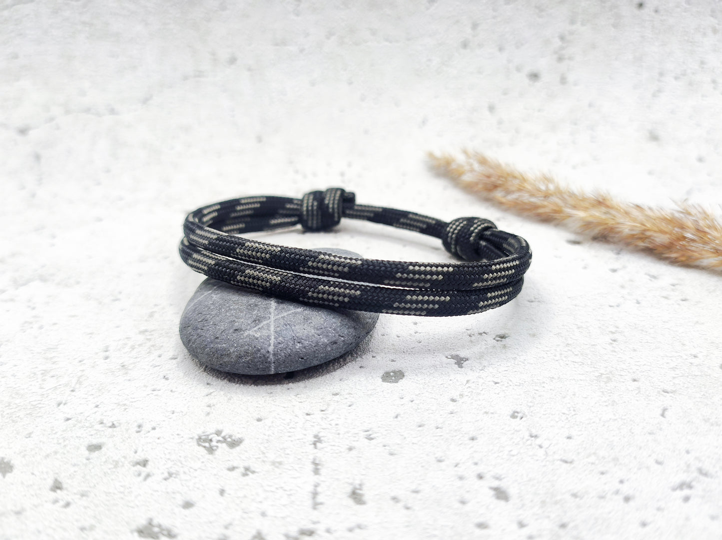 Surfbalance "Touch of Grey" Armband Segeltau 4mm