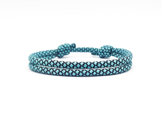 Surfbalance "Turquoise Diamonds" bracelet sailing rope 4mm